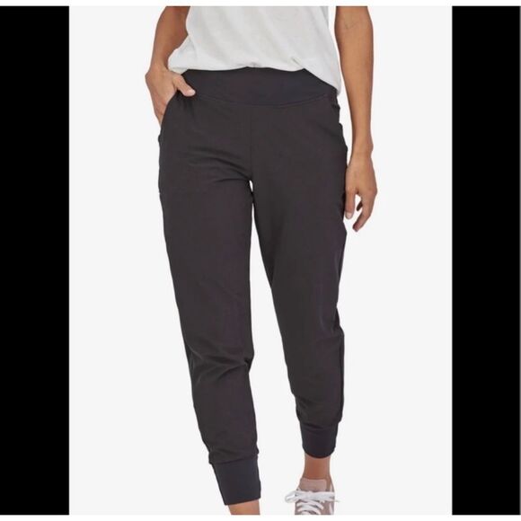 Patagonia Happy Hike Studio Jogger Pants Black Women’s Medium - Picture 1 of 12